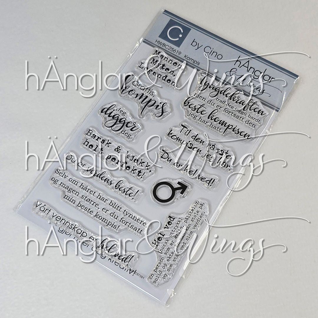 by Cino | hÄnglar & Wings | A6 Clear Stamps - Kompis