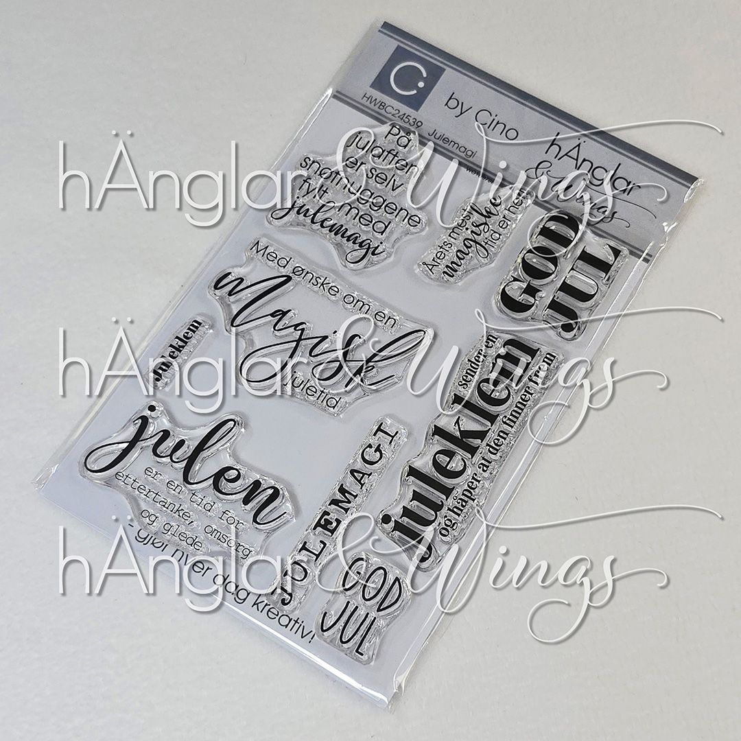 by Cino | hÄnglar & Wings | A6 Clear Stamps - Julemagi