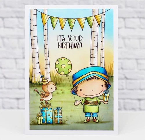 Purple Onion Designs | Birch Tree Background - Bilde 2