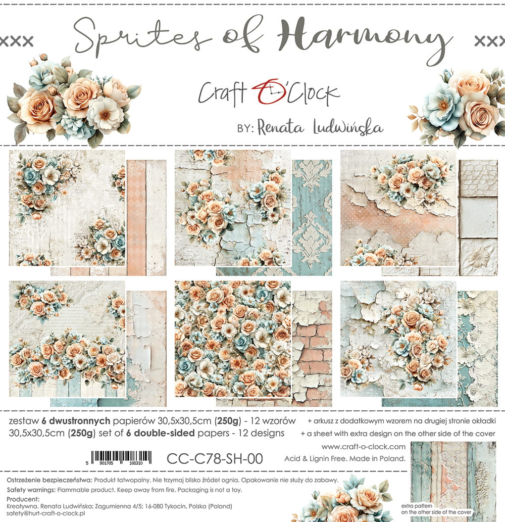 Craft O'Clock | 12x12 Papers Set - Sprites of Harmony