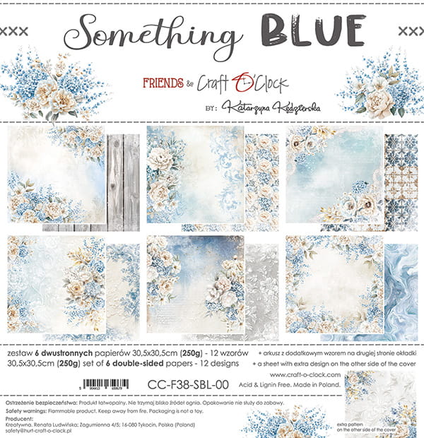Craft O'Clock | 12x12 Papers Set - Something Blue