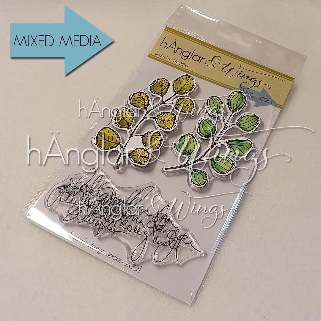 hÄnglar & Wings | A6 Clear Stamps - Bladranka