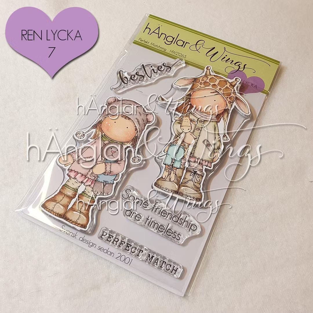 hÄnglar & Wings | A6 Clear Stamps - Perfekt Matchning