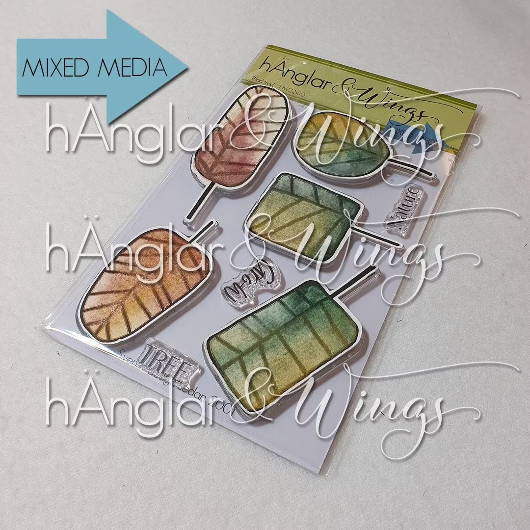 hÄnglar & Wings | A6 Clear Stamps – Blad-träd