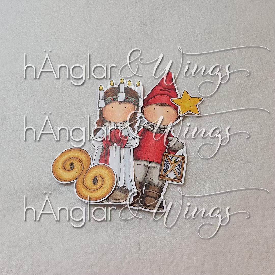 hÄnglar & Wings | A6 Clear Stamps – Advent 2022 - Lucia - Bilde 2
