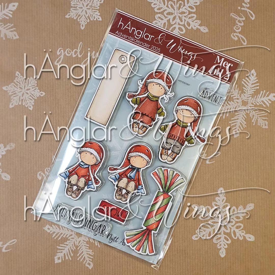 hÄnglar & Wings | A6 Clear Stamps - Advent 2025 - MiNissar (Mer Jul 2)