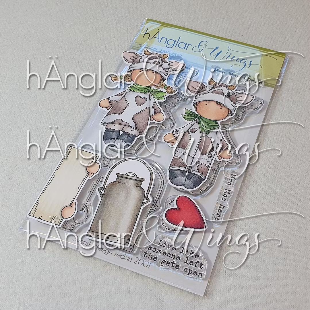 hÄnglar & Wings | A6 Clear Stamps - Kosläpp