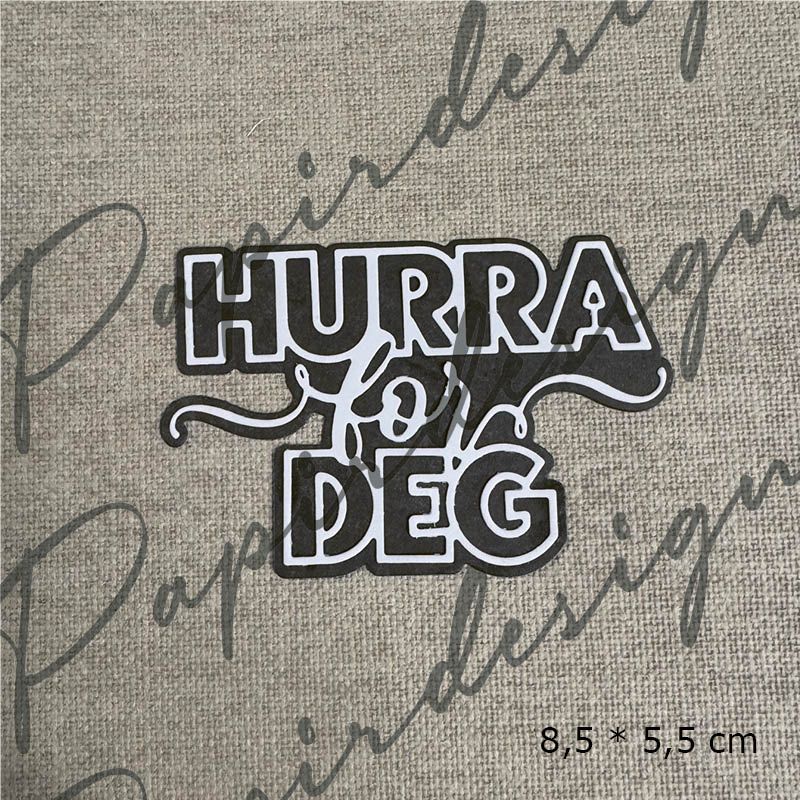 Papirdesign | Dies - Hurra for deg 3