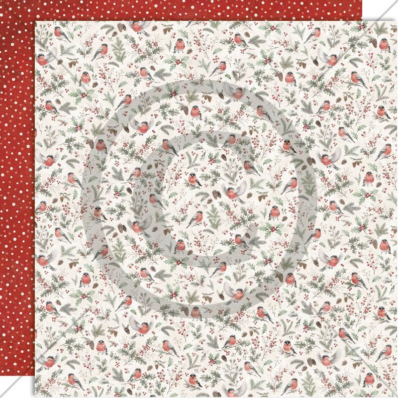 Papirdesign | 12x12 Juleminner: Julens fine fugl