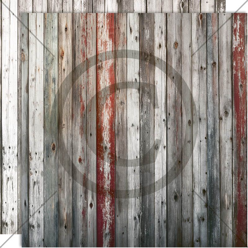 Papirdesign | 12x12 Juleminner: Gammelt treverk